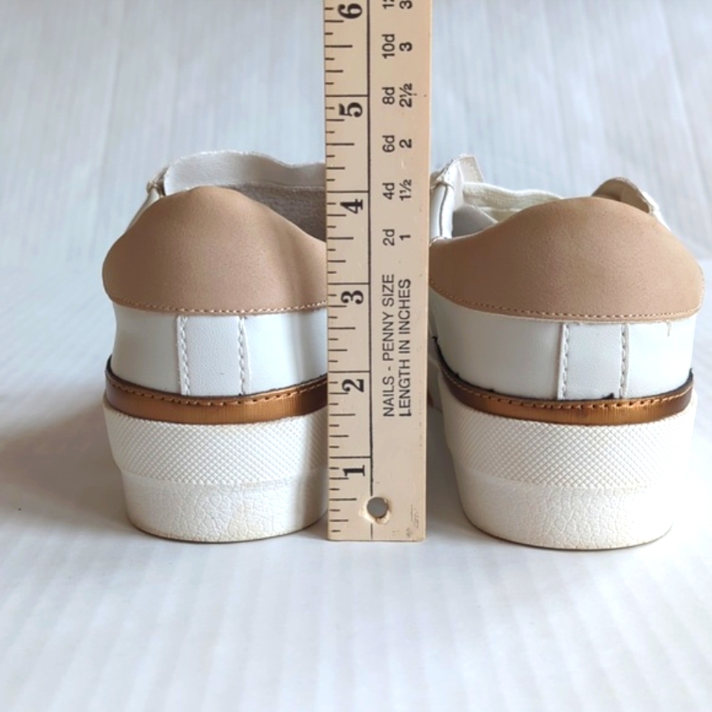 DV Dolce Vita Harryson Faux Leather Lace Up Sneakers 7.5 Blush Multi - Picture 13 of 16